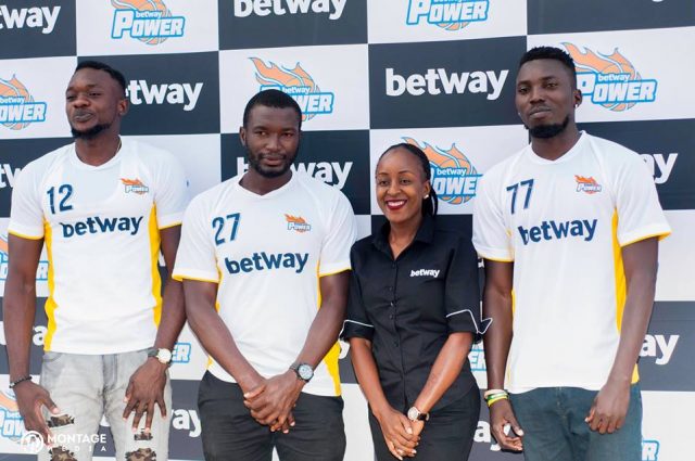 Betway Power new signings with Betway-Uganda Country Manager Adelle Agaba