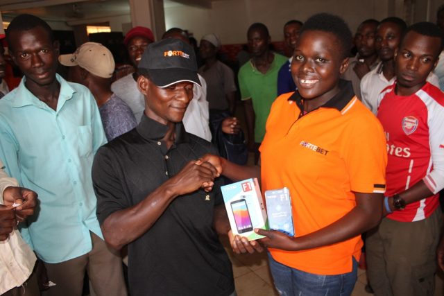 Fortebet rewarded this Mbikko punter with a phone