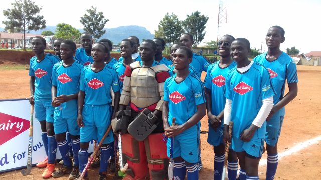 SMACK hockey team after beating St Charles Lwanga, Kasasa 7-0 on Wednesday at Mbale SS