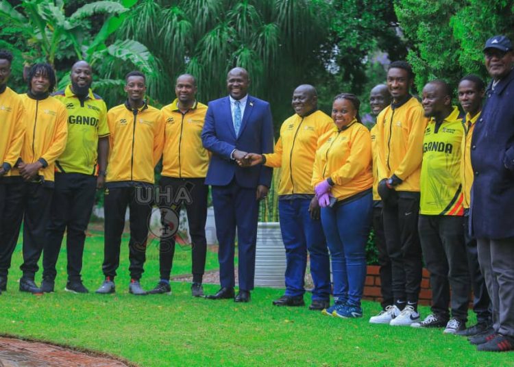Uganda Hockey contingent scores high with High Commission visit