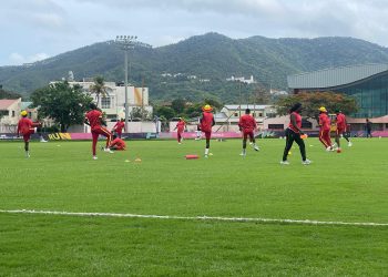 Cricket Cranes struggle for effective practice in Wet Port of Spain ahead of T20 World Cup fixture