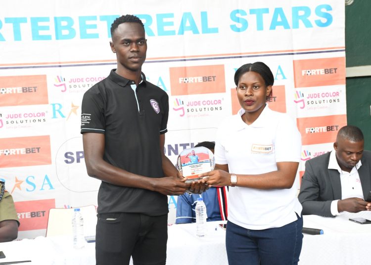 Asiimwe shines at Fortebet Real Stars Sports Monthly Awards for September