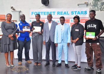 Lwanga Scoops ForteBet Real Stars Sports Monthly award for November.