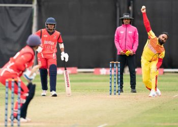 Cricket Cranes dominate Bahrain to Stay top of ICC CWC Challenge League B